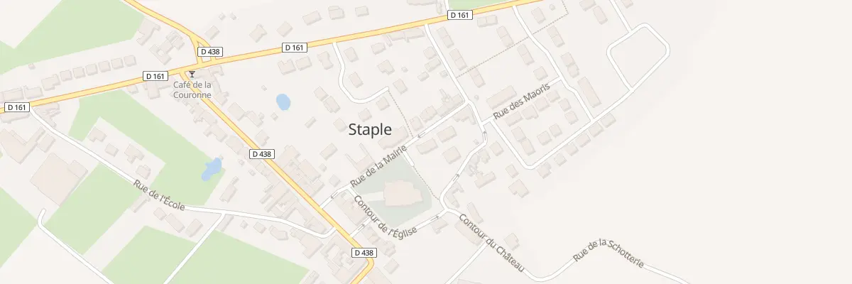 Plan du 100 Rue de la Mairie à Staple