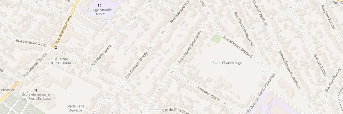 Plan du 79 Rue Grosperrin à Drancy