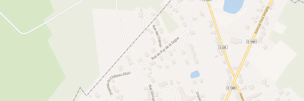 Plan du 5 Rue du Puy de la Sagne à Merlines