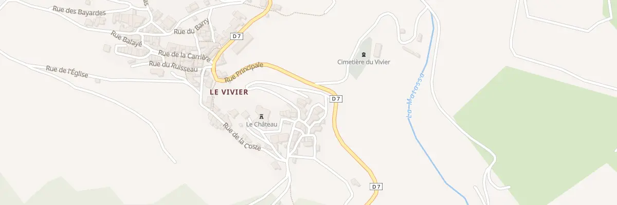 Plan du 11 Rue Alexandrou au Vivier