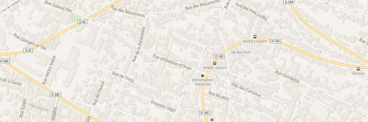 Plan du 12 Rue d’Estienne d’Orves à Fontenay-sous-Bois