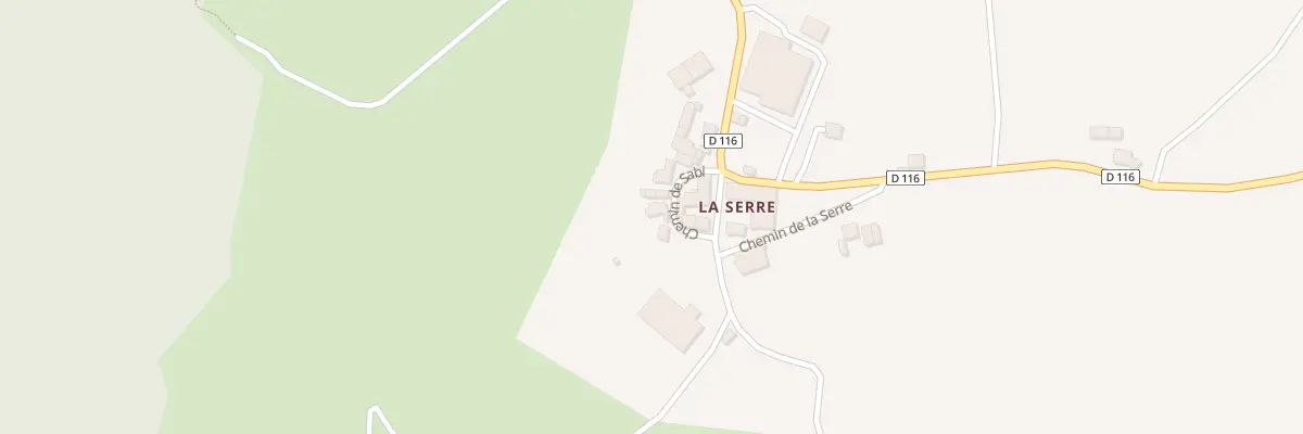 Plan du 5134 La Serre à Rullac-Saint-Cirq