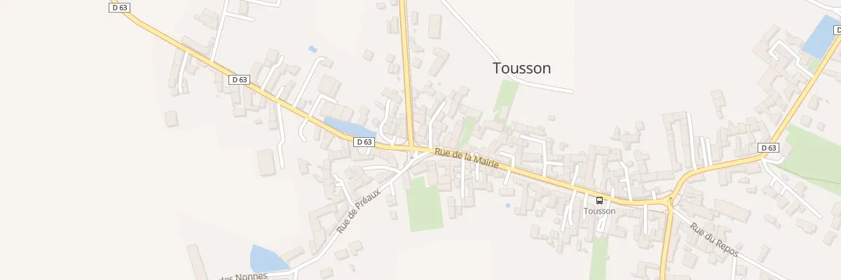 Plan du 54 Rue de la Mairie à Tousson