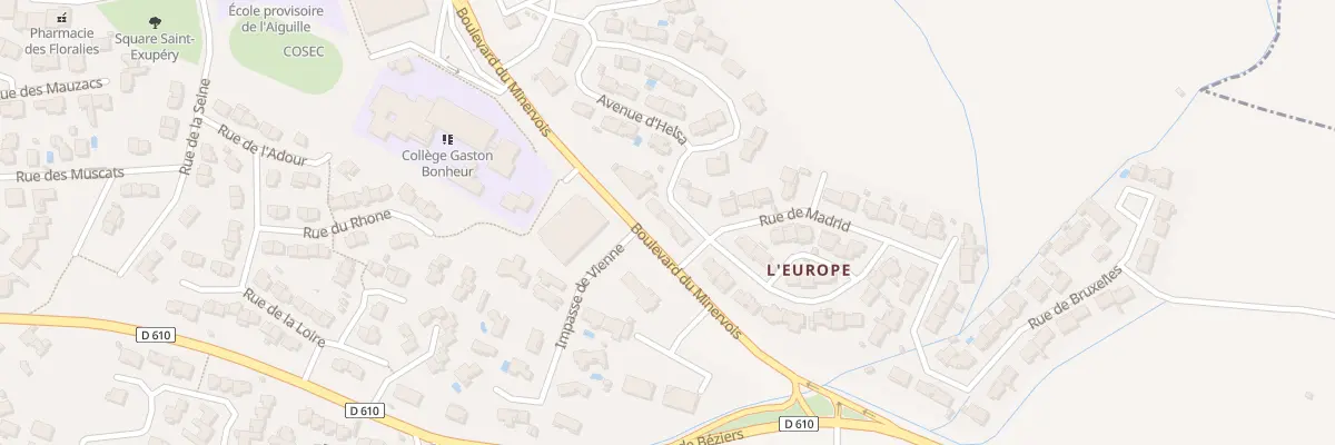 Plan du 4 Rue de Madrid à Trèbes