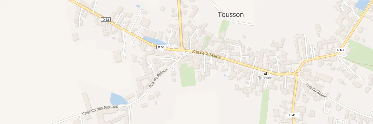 Plan du 43 Rue de la Mairie à Tousson