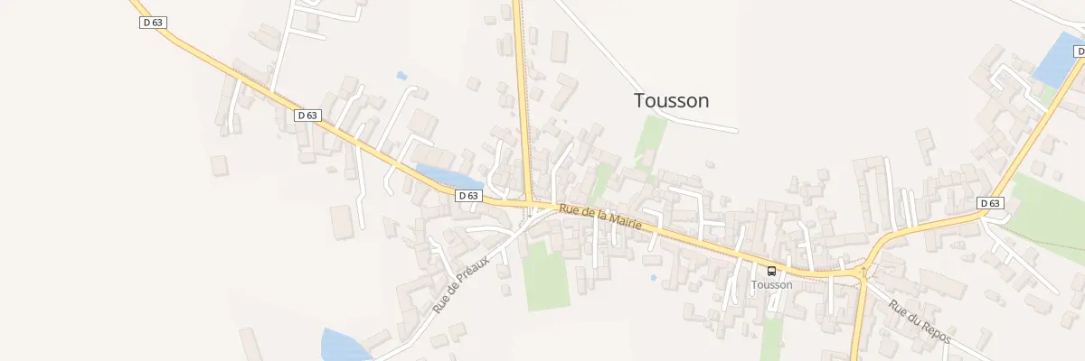 Plan du 3T Rue des Tilleuls à Tousson