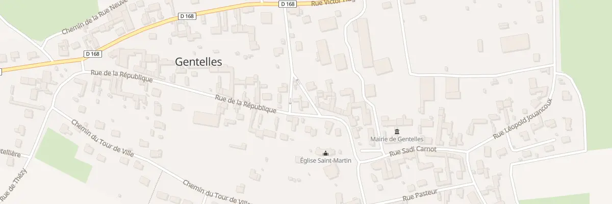 Plan du 8 Pl Godailler-decaix à Gentelles