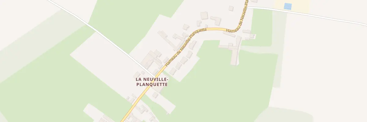 Plan du 1480 Hameau de Neuville Planque à Averdoingt