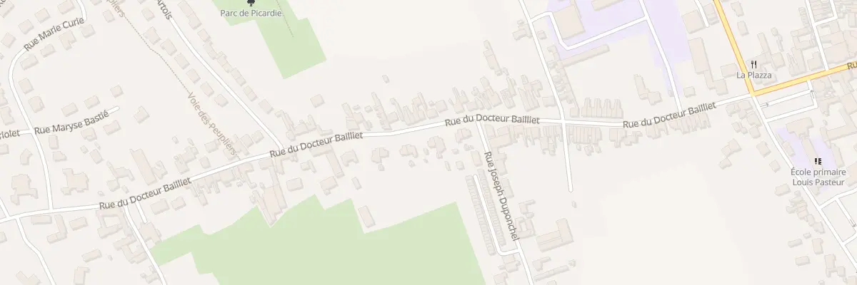 Plan du 346 Rue du Docteur Bailliet à Isbergues
