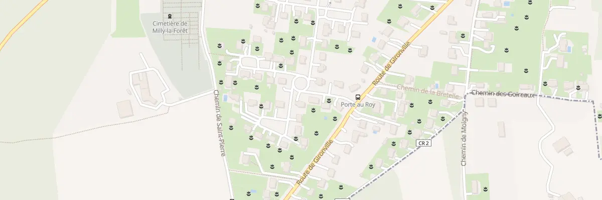 Plan du 43 Rue de la Porte au Roy à Milly-la-Forêt