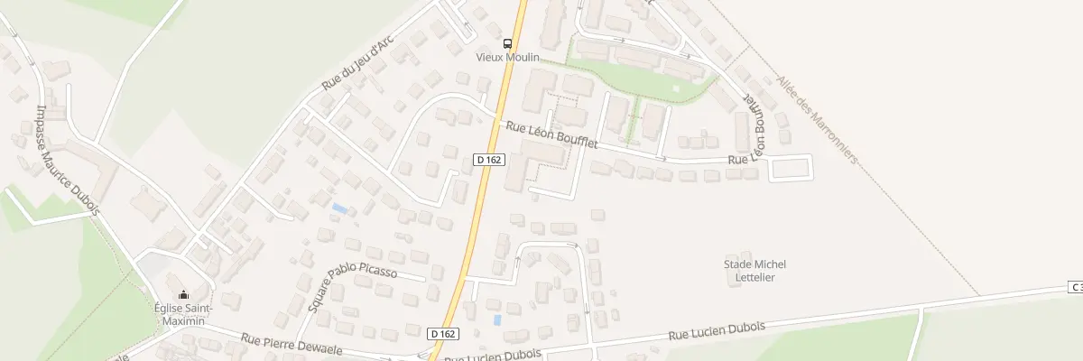 Plan du 1 Rue Leon Boufflet à Saint-Maximin