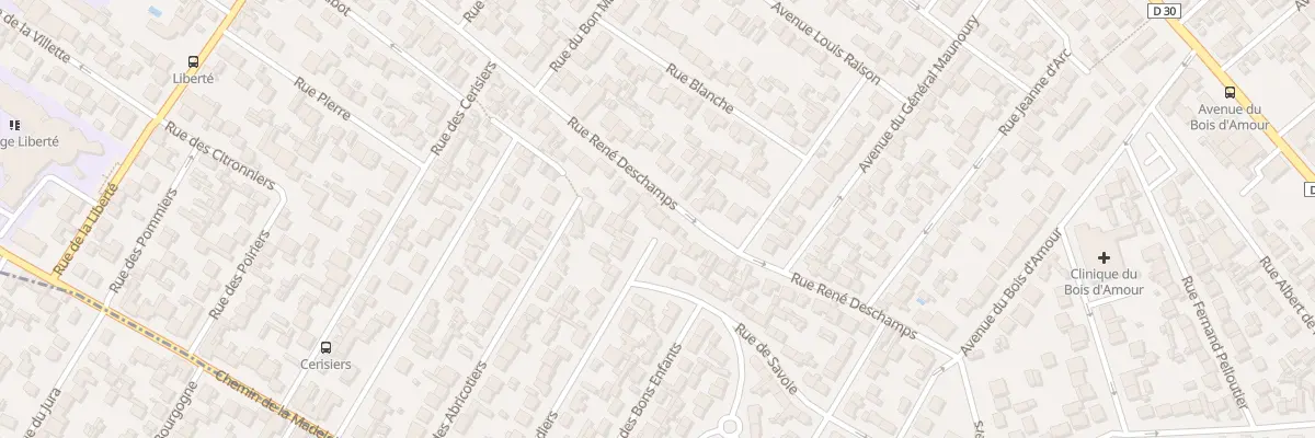 Plan du 48 Rue Rene Deschamps à Drancy