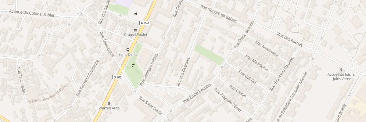 Plan du 5 Rue des Oseraies à Montreuil