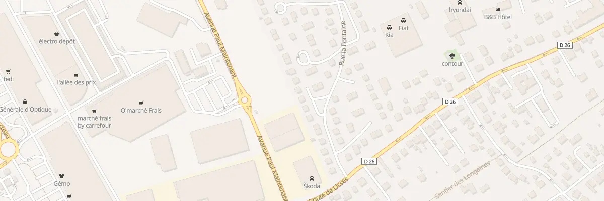 Plan du 24 Rue la Fontaine à Corbeil-Essonnes