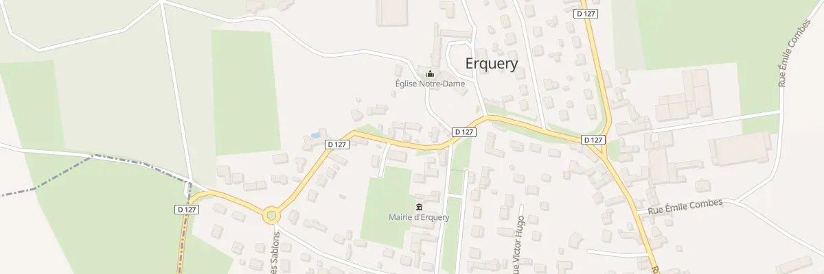 Plan du 12 Rue de la République à Erquery