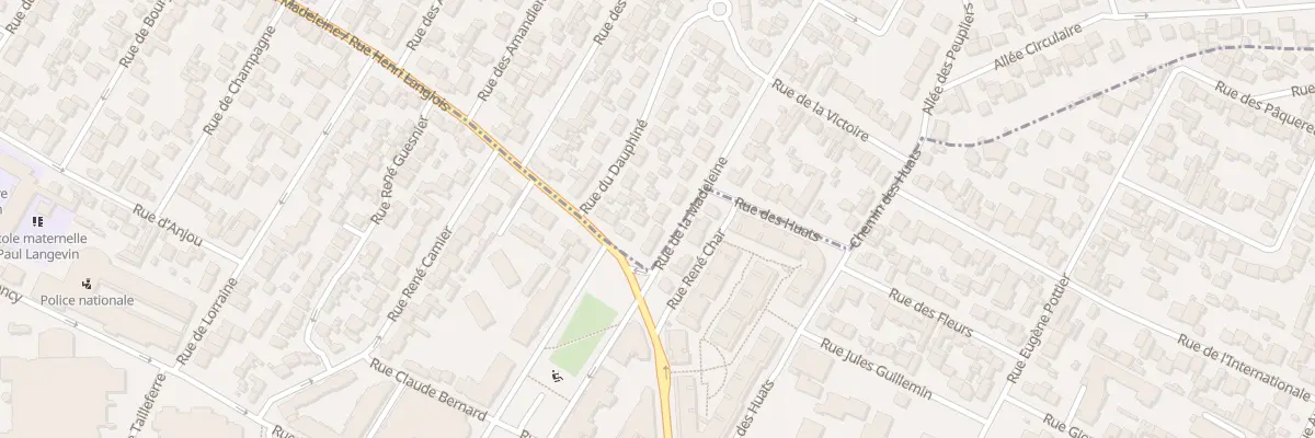 Plan du 5 Rue De La Madeleine à Drancy