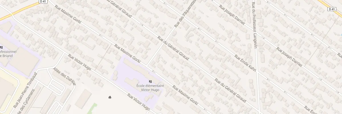 Plan du 99 Rue du Gen Giraud au Blanc-Mesnil