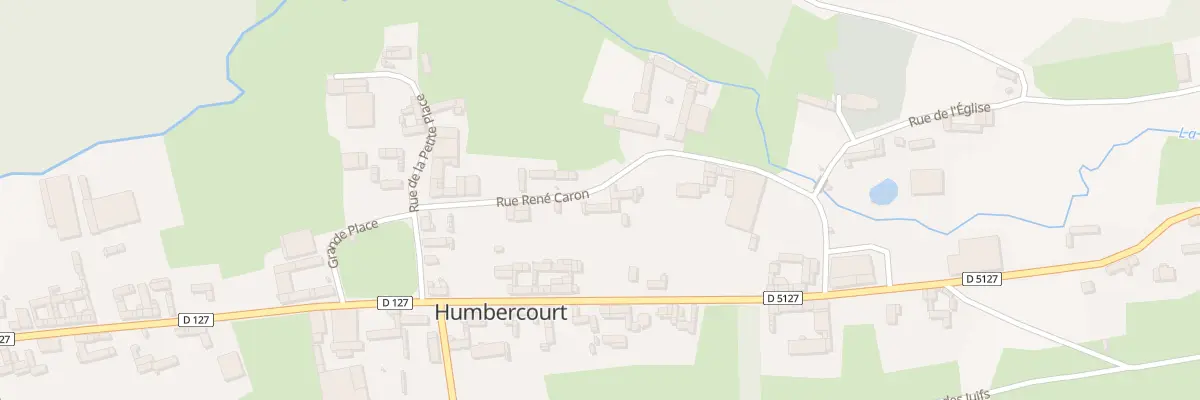 Plan du 5 Rue René Caron à Humbercourt