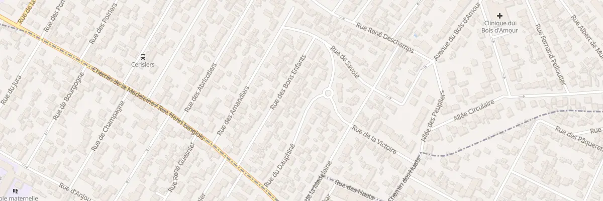 Plan du 29 Rue Du Dauphine à Drancy