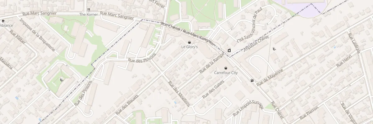 Plan du 80 Rue des Bleuets à Créteil