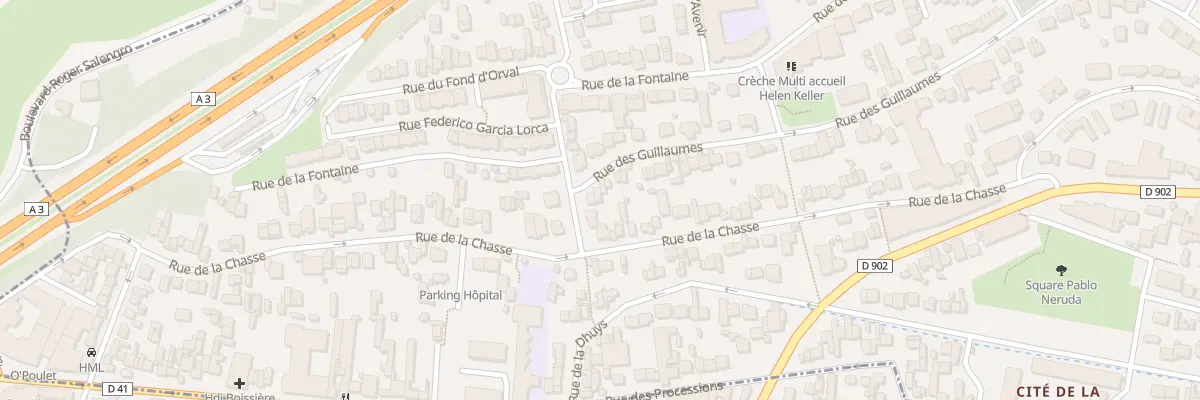 Plan du 4 Rue des Guillaumes à Noisy-le-Sec