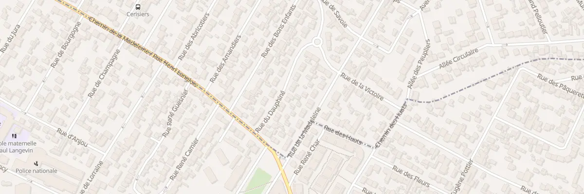 Plan du 16 Rue Du Dauphine à Drancy