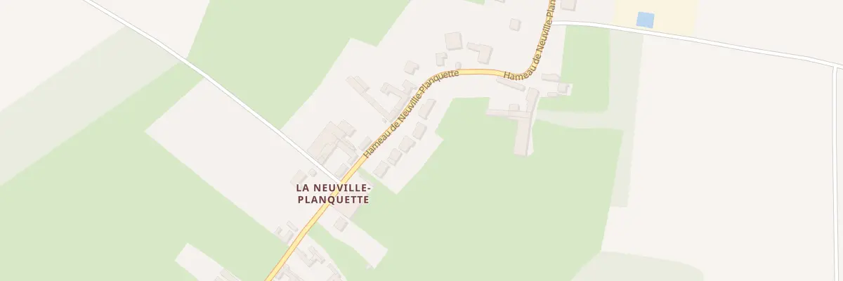 Plan du 1500 Hameau de Neuville Planque à Averdoingt