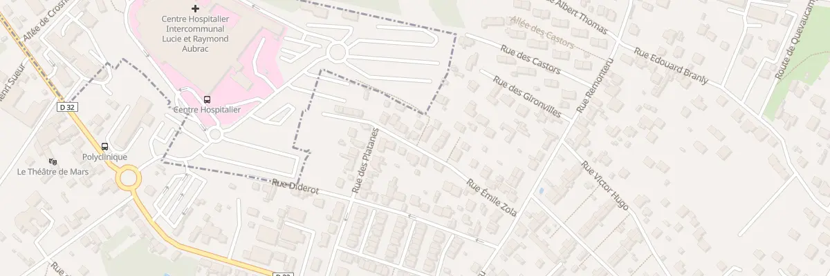 Plan du 22 Rue Emile Zola à Crosne