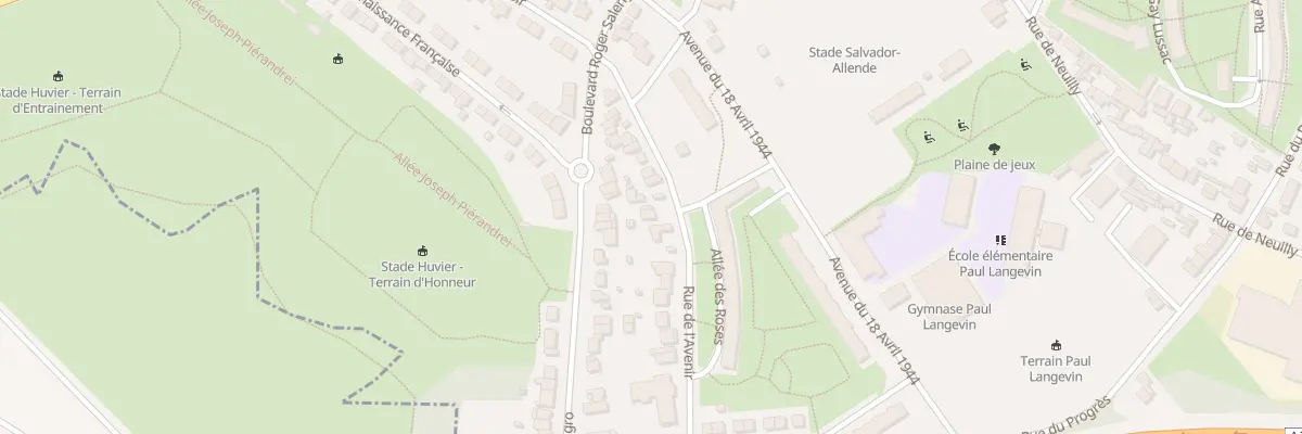 Plan du 28 Rue de l’Avenir à Noisy-le-Sec