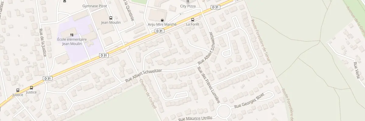 Plan du 25 Rue Albert Schweitzer à Montgeron