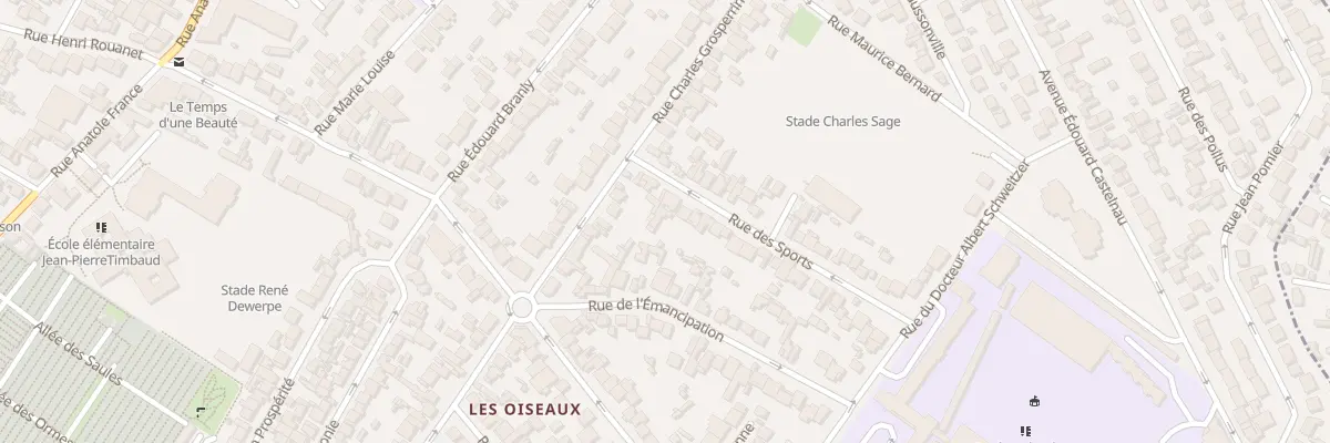 Plan du 8 Rue Des Sports à Drancy