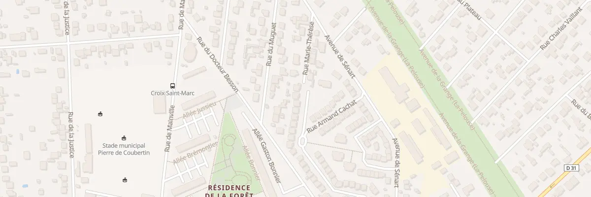Plan du 9 All Georges Cottin à Montgeron