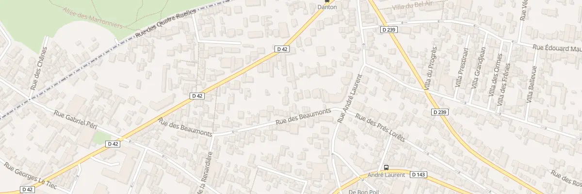 Plan du 24 Rue des Beaumonts à Fontenay-sous-Bois