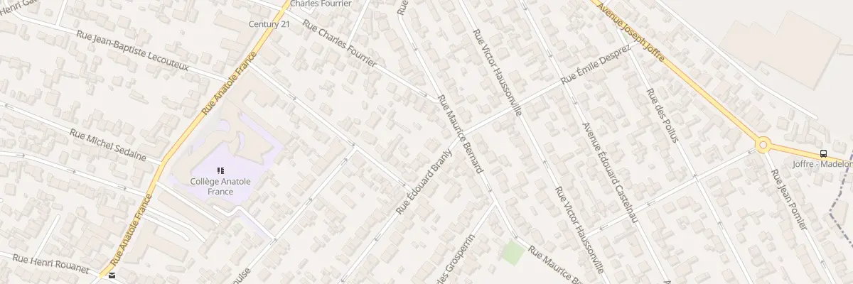 Plan du 55 Rue Branly à Drancy