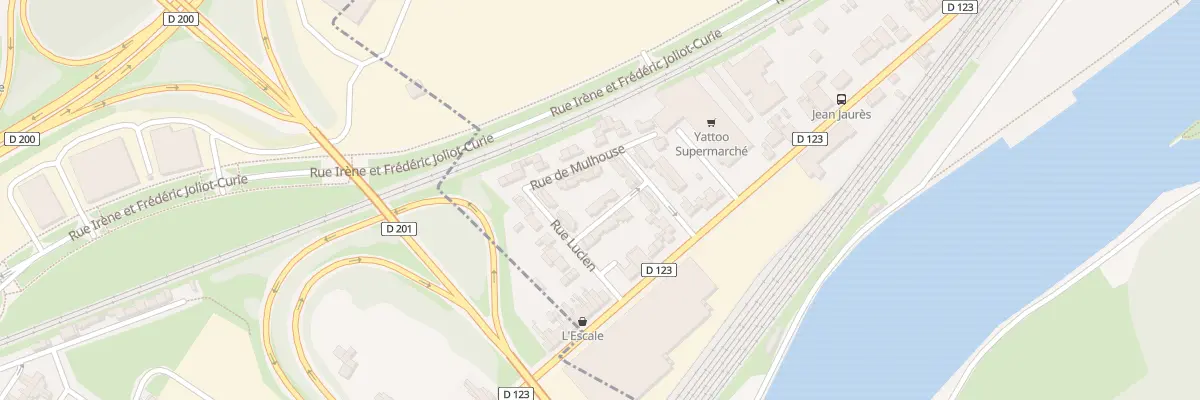 Plan du 6 Rue Andre Bataillard à Creil