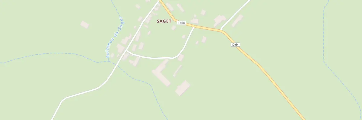 Plan du 3 Saget à Budelière