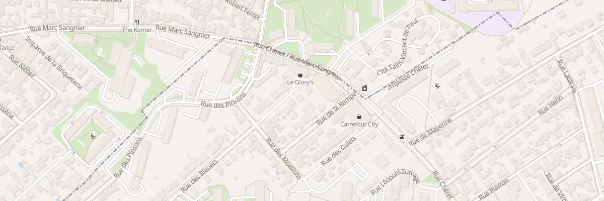 Plan du 82 Rue des Bleuets à Créteil