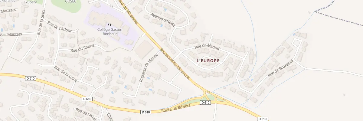 Plan du 2 Rue de Lisbonne à Trèbes