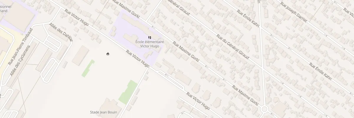 Plan du 93 Rue Maxime Gorki au Blanc-Mesnil