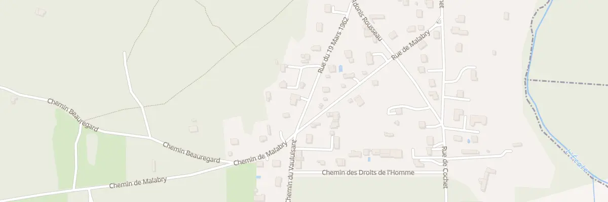 Plan du 12 Rue du 19 Mars 1962 à Moigny-sur-École