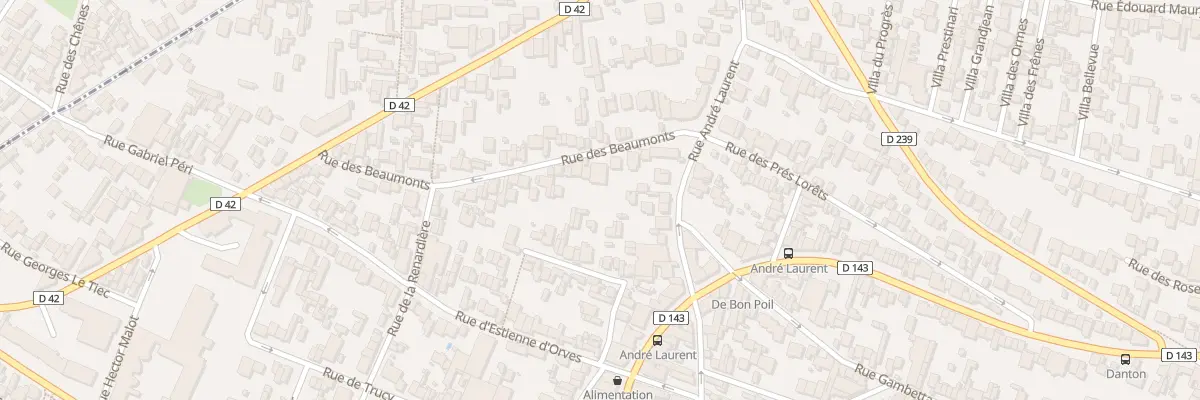 Plan du 17 Rue des Beaumonts à Fontenay-sous-Bois