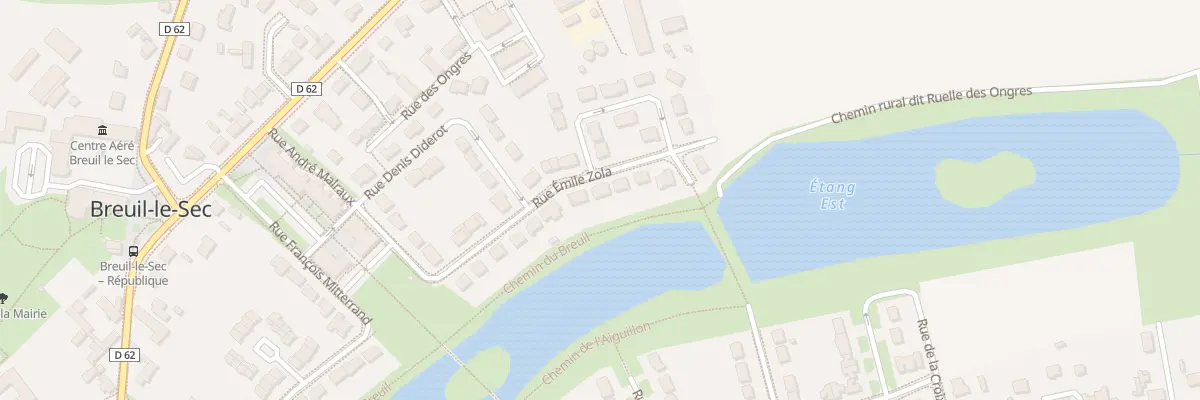 Plan du 16 Rue Emile Zola à Breuil-le-Sec