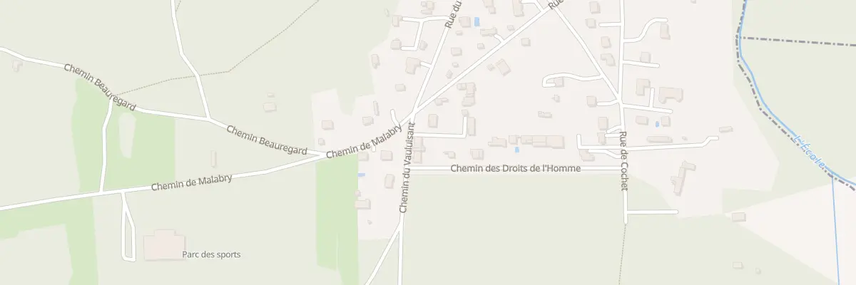 Plan du 4 Che du Vauluisant à Moigny-sur-École