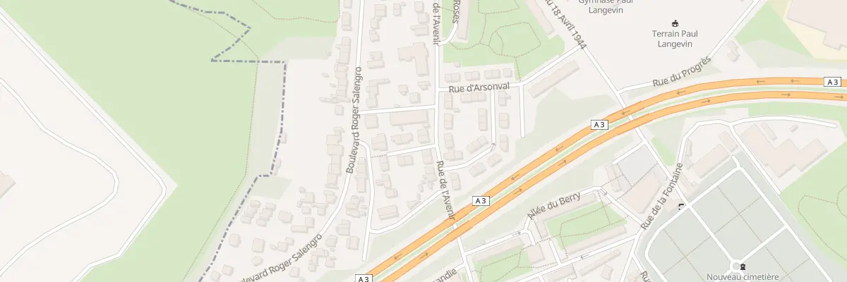 Plan du 86 Rue de l’Avenir à Noisy-le-Sec