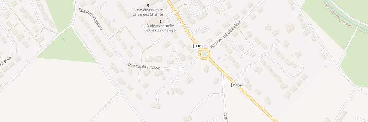 Plan du 1 Imp Salvador Dali à Plaimpied-Givaudins