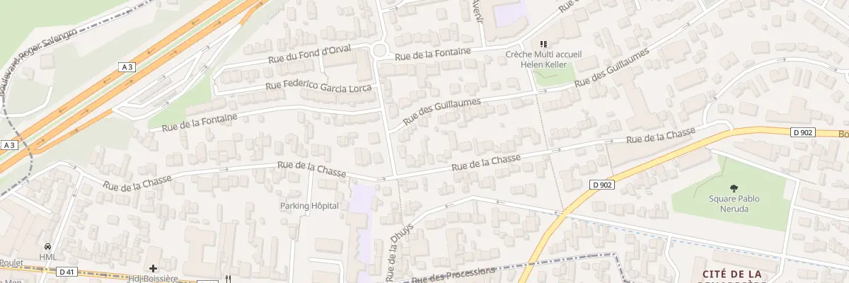 Plan du 117B Rue de la Chasse à Noisy-le-Sec