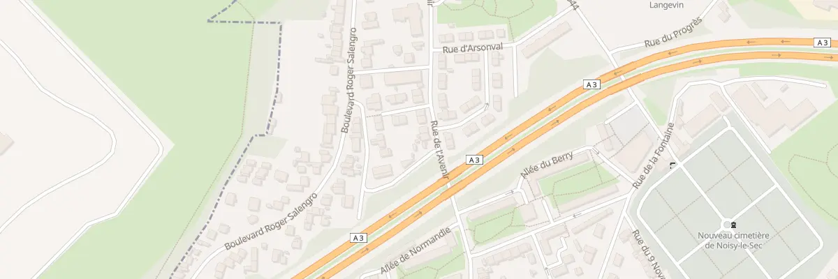 Plan du 94 Rue de l’Avenir à Noisy-le-Sec