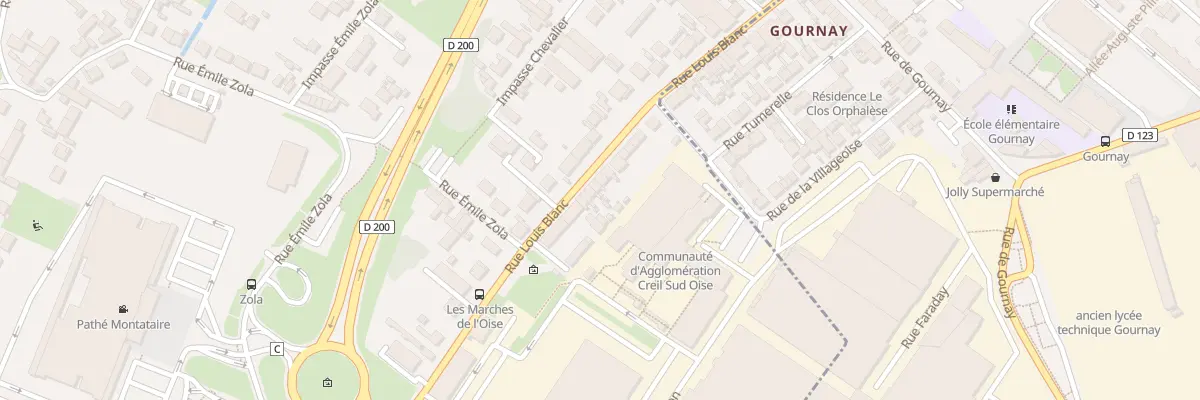 Plan du 120B Rue Louis Blanc à Montataire