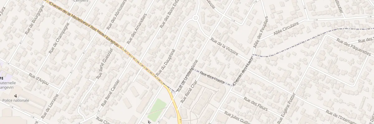 Plan du 15 Rue De La Madeleine à Drancy