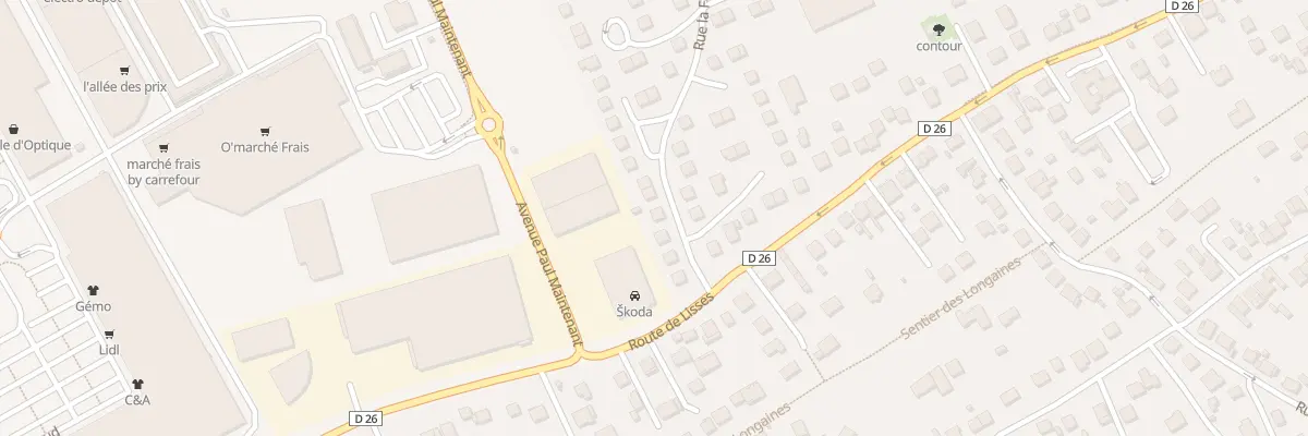 Plan du 34 Rue la Fontaine à Corbeil-Essonnes